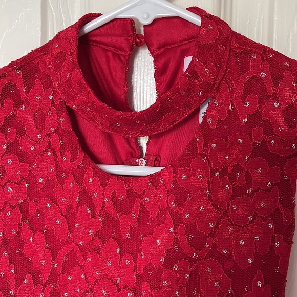 Girls Red Dress - Picture 3 of 8